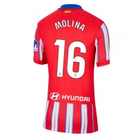 Koszulka piłkarska Atletico Madrid Nahuel Molina #16 Strój Domowy dla kobiety 2024-25 tanio Krótki Rękaw